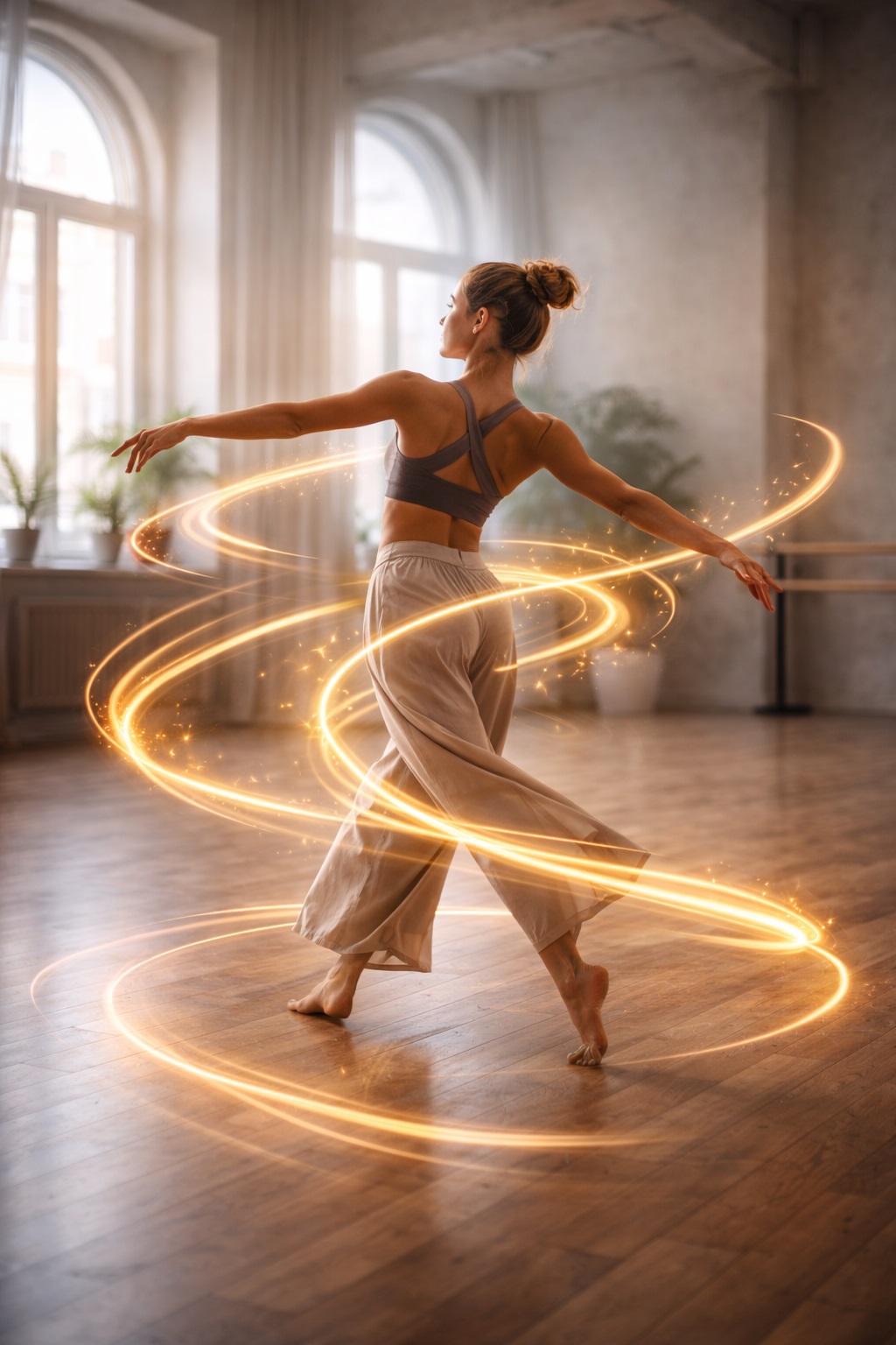 Smooth Flow Between Rotations